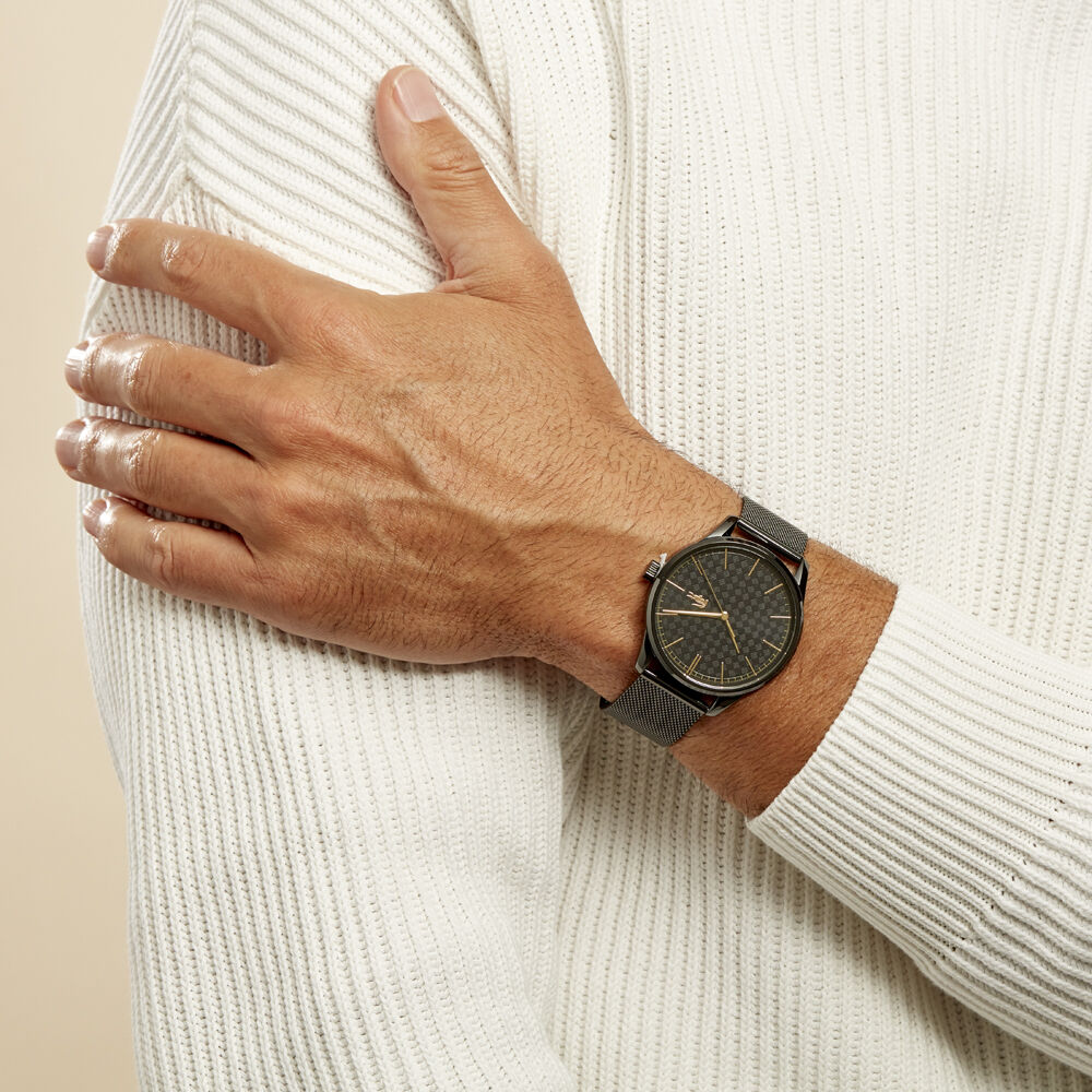 Montres Lacoste 2011105 Acier Cliquet Noir Ronde HIMHNQN6720