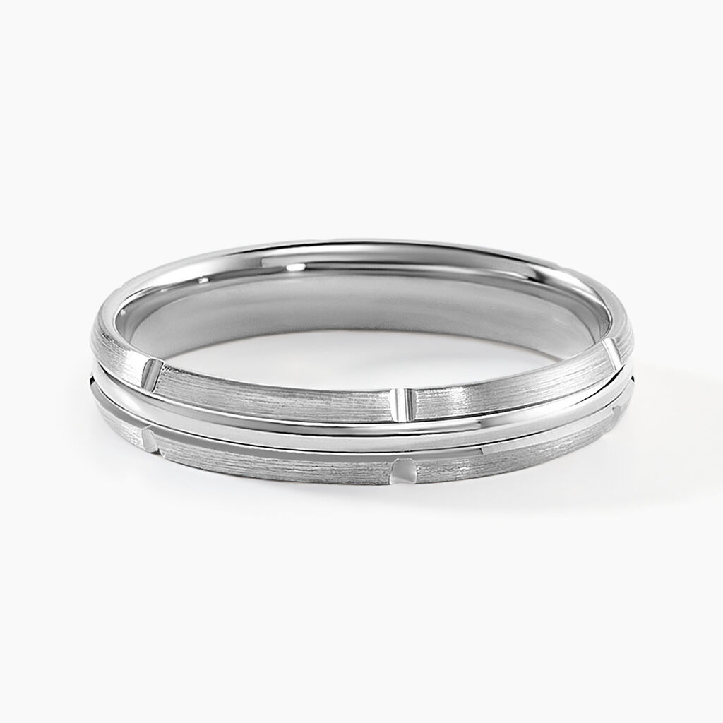 Alliance Alontio Palladium Blanc - Alliances Unisex | Histoire d&rsquo;Or