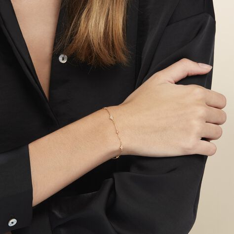 Bracelet Ziha Plaqué Or Jaune Oxyde De Zirconium - Bracelets Femme | Histoire d’Or