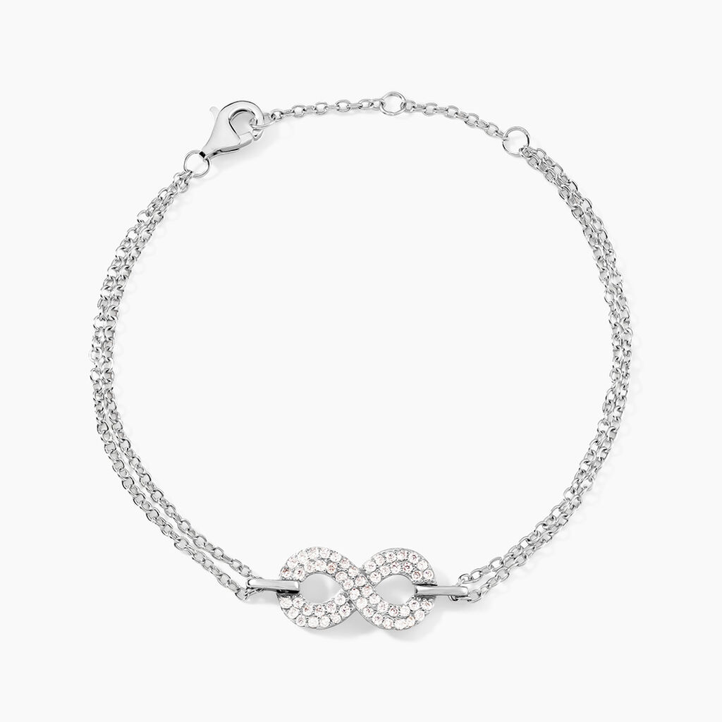 Bracelet Fily Argent Blanc Oxyde De Zirconium - Nouveautés Femme | Histoire d’Or