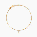 Bracelet Steffie Plaqu&eacute; Or Jaune Oxyde De Zirconium - Bracelets Femme | Histoire d&rsquo;Or