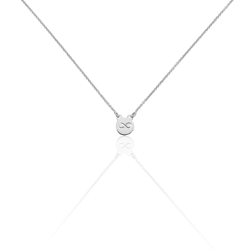 Collier Shereen Argent Blanc - Colliers fantaisie Femme | Histoire d’Or