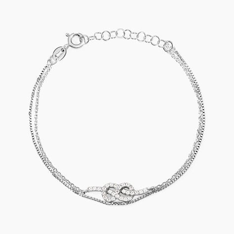 Bracelet Hadya Argent Blanc Oxyde De Zirconium - Bracelets Femme | Histoire d&rsquo;Or