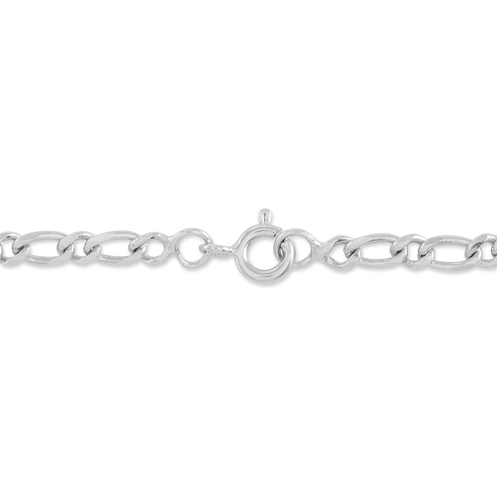Bracelet Identité Anilo Argent Blanc - Gourmettes Enfant | Histoire d’Or