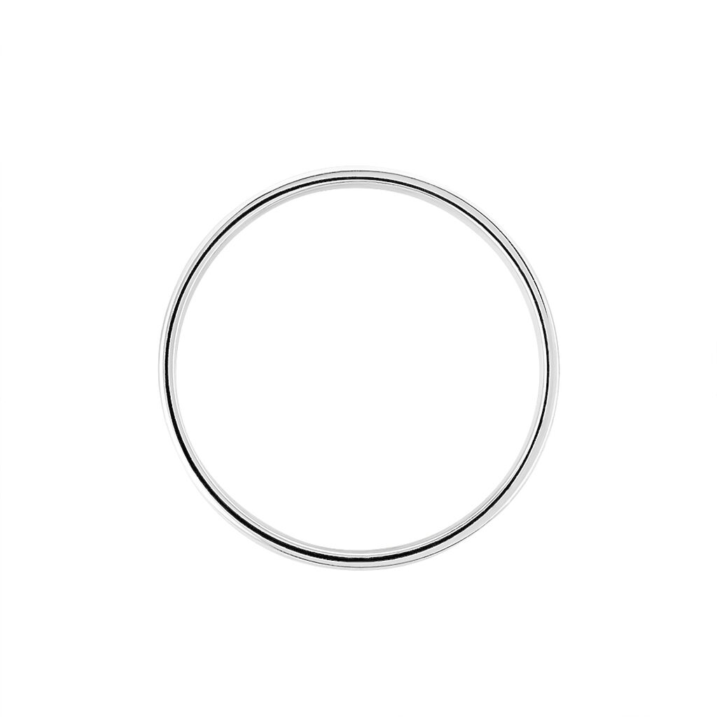 Alliance Epi Ruban Plat Or Blanc - Alliances Unisex | Histoire d&rsquo;Or