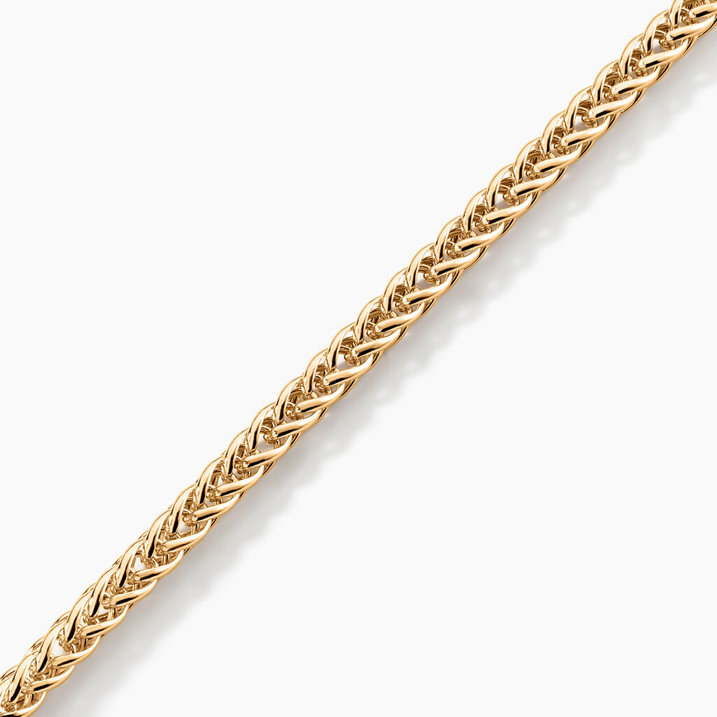 Bracelet Jolien Maille Spiga Or Jaune - Bracelets chaîne Femme | Histoire d’Or