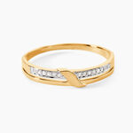 Bague Daynis Or Jaune Diamant - Bagues avec pierre Femme | Histoire d&rsquo;Or