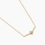 Collier Severienne Or Jaune Diamant - Colliers  | Histoire d&rsquo;Or