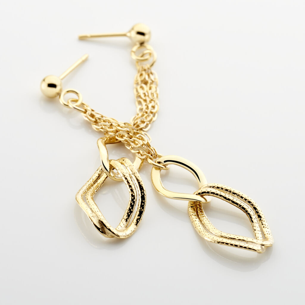 Boucles D'oreilles Pendantes Blinda Or Jaune - Boucles d'oreilles pendantes Femme | Histoire d’Or
