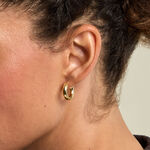 Cr&eacute;oles Chucho Argent Dor&eacute; A L'Or 750/1000 - Boucles d'oreilles cr&eacute;oles Femme | Histoire d&rsquo;Or