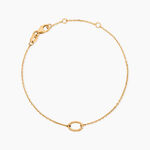 Bracelet Aleria Plaqu&eacute; Or Jaune - Bijoux sans pierre Femme | Histoire d&rsquo;Or