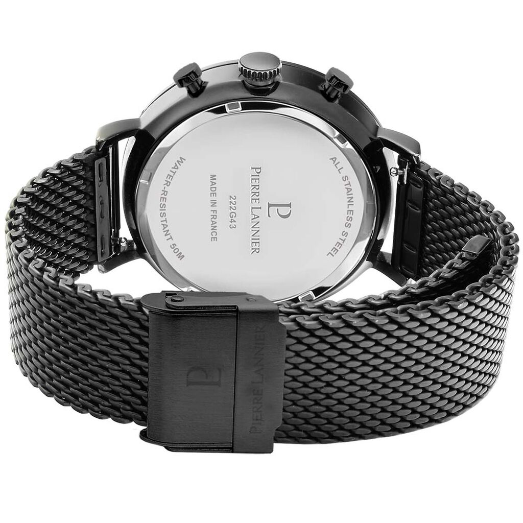 Montre Pierre Lannier Baron Noir - Montres Homme | Histoire d&rsquo;Or