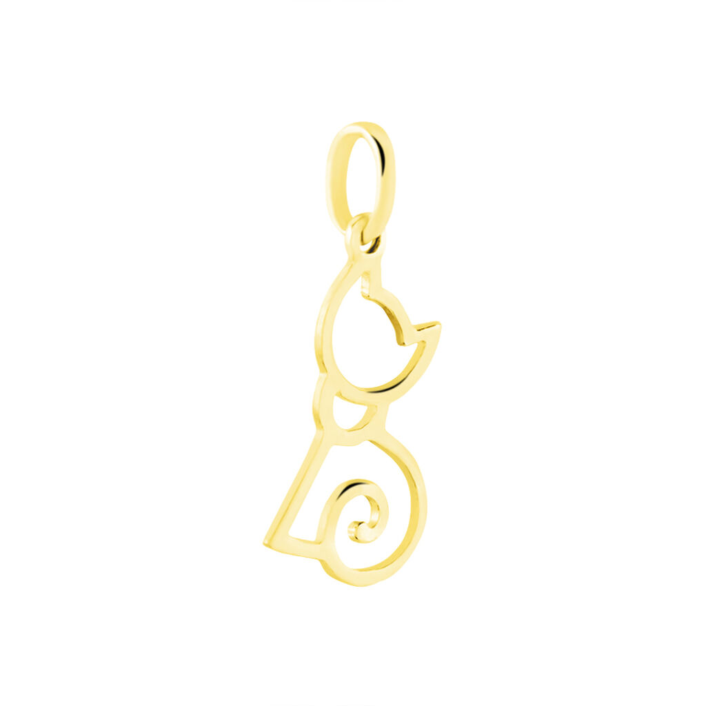 Pendentif Egee Chat Or Jaune - Pendentifs Famille | Histoire d’Or