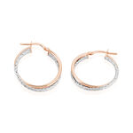 Cr&eacute;oles Maelia Or Bicolore - Boucles d'oreilles cr&eacute;oles Femme | Histoire d&rsquo;Or