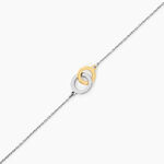 Bracelet Fethi Argent Bicolore - Bracelets Femme | Histoire d&rsquo;Or