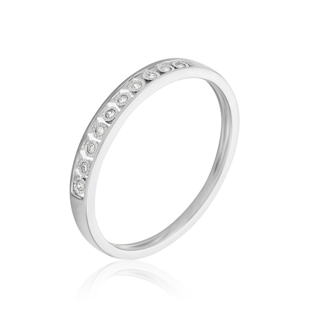Bague Cherrlinna Or Blanc Diamant - Bagues avec pierre Femme | Histoire d&rsquo;Or