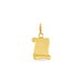 Pendentif Ange Parchemin Or Jaune - Pendentifs Baptême Famille | Histoire d’Or