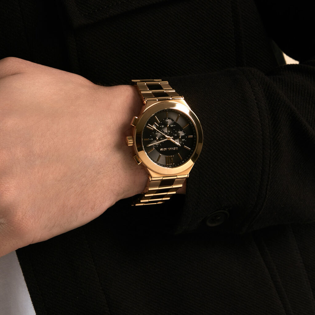 Montre Michael Kors Billie Noir - F&ecirc;te des p&egrave;res Homme | Histoire d&rsquo;Or