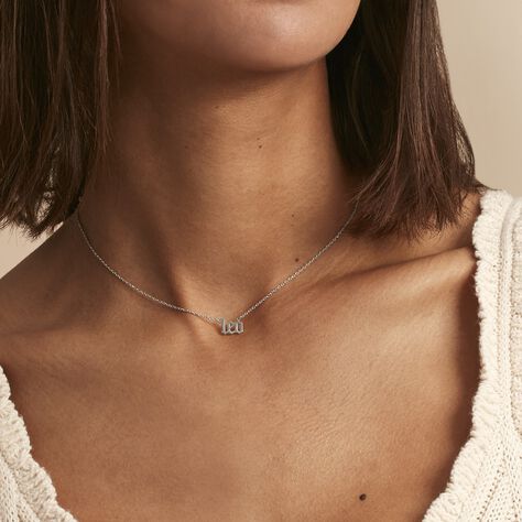 Collier Argent Blanc Astro - Colliers Zodiaque Femme | Histoire d’Or