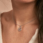 Collier Court Argent Blanc Ayeline Oxyde De Zirconium - Ras de cou Femme | Histoire d&rsquo;Or