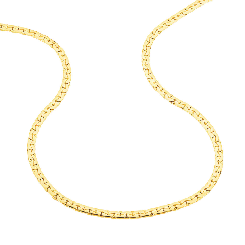 Collier Ivy Maille Haricot Or Jaune - Chaines Femme | Histoire d&rsquo;Or