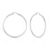 Créoles Argent Blanc Anne - Boucles d'oreilles créoles Femme | Histoire d’Or