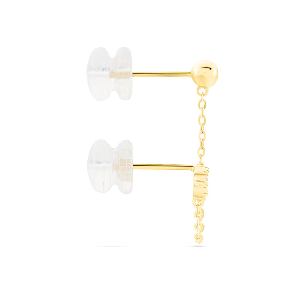 Bijou D'oreille Unitaire Camila Or Jaune Oxyde De Zirconium - Piercings d'oreilles Femme | Histoire d&rsquo;Or