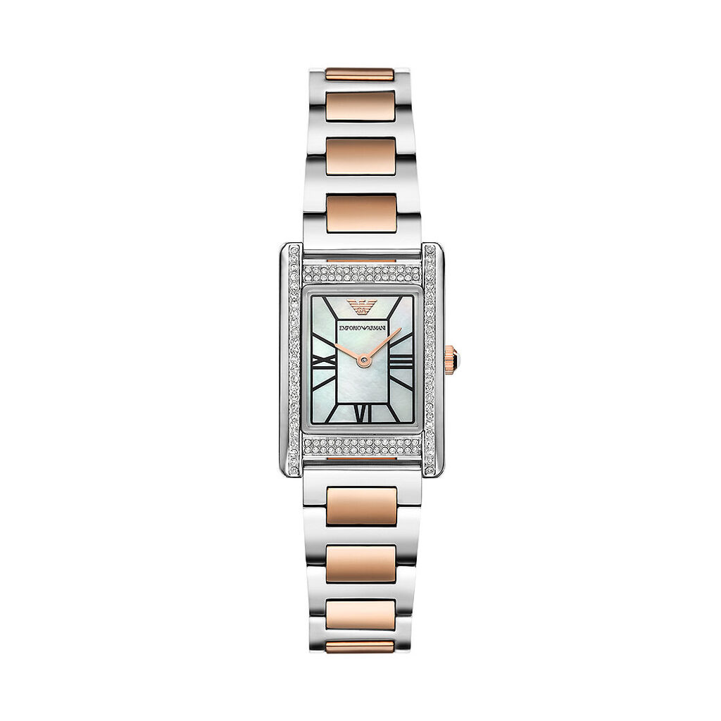 Montre Emporio Armani Nacre Blanche - Montres Femme | Histoire d’Or