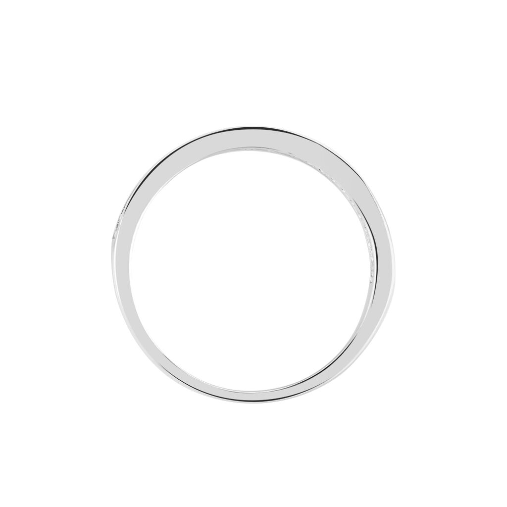Bague Kaycee Argent Blanc Oxyde De Zirconium - Bagues avec pierre Femme | Histoire d&rsquo;Or