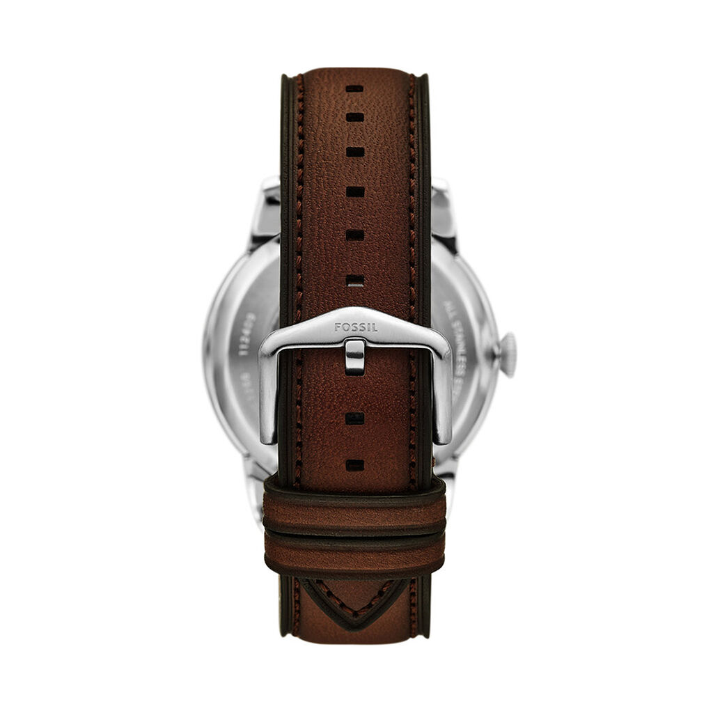 Montre Fossil Townsman C&oelig;ur Battant Cr&egrave;me - F&ecirc;te des p&egrave;res Homme | Histoire d&rsquo;Or