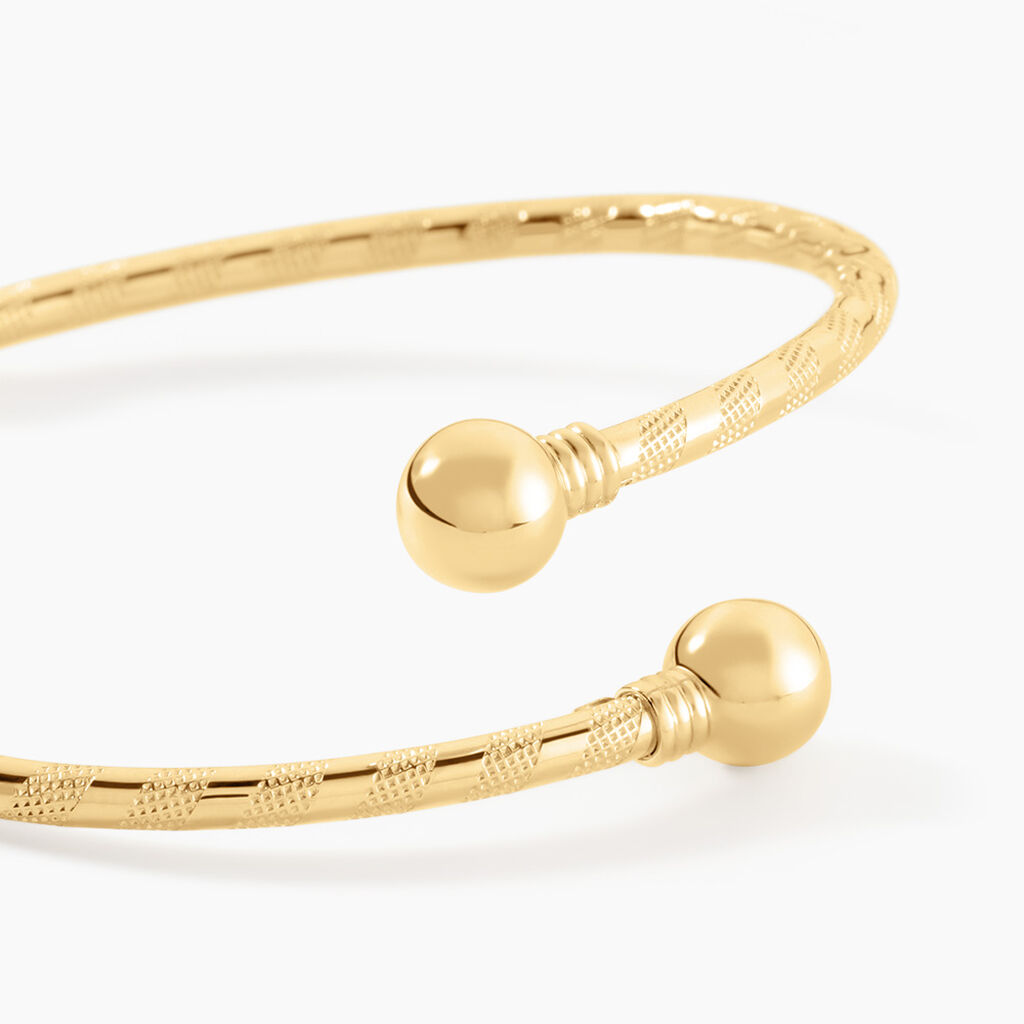 Bracelet Jonc Iwo Or Jaune - Bracelets joncs Femme | Histoire d&rsquo;Or