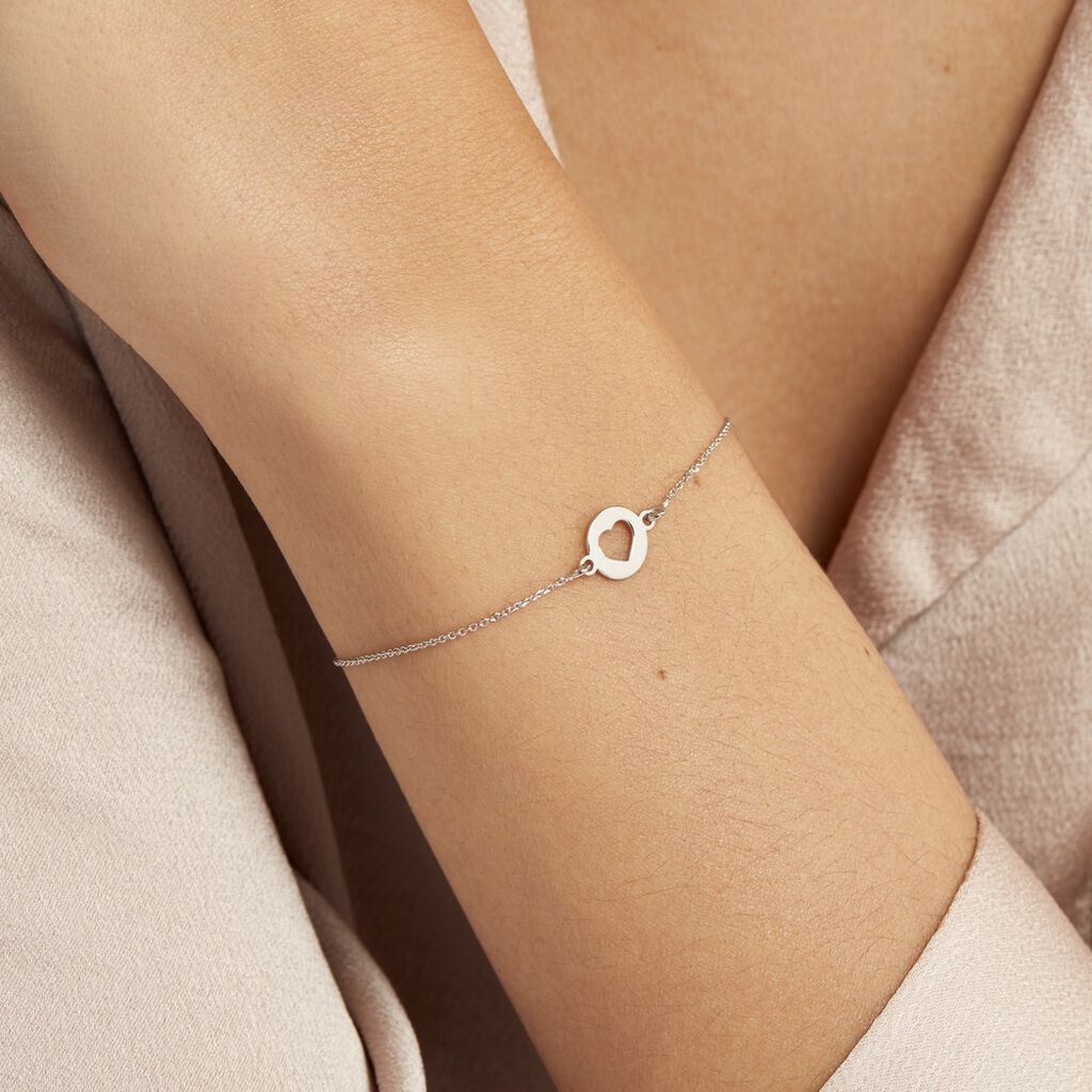 Bracelet Elenza Argent Blanc - Bracelets Femme | Histoire d’Or