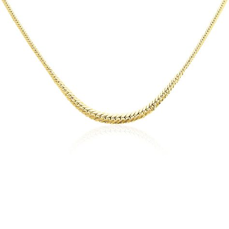 Collier Or Jaune Izel Maille Anglaise - Chaines Femme | Histoire d’Or