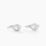 Boucles D'oreilles Pendantes Feyza Argent Blanc Oxyde De Zirconium - Boucles d'oreilles fantaisie Femme | Histoire d&rsquo;Or