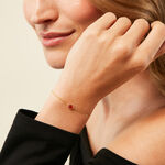 Bracelet Memory Plaqu&eacute; Or Jaune Pierre De Synthese - Bracelets Femme | Histoire d&rsquo;Or