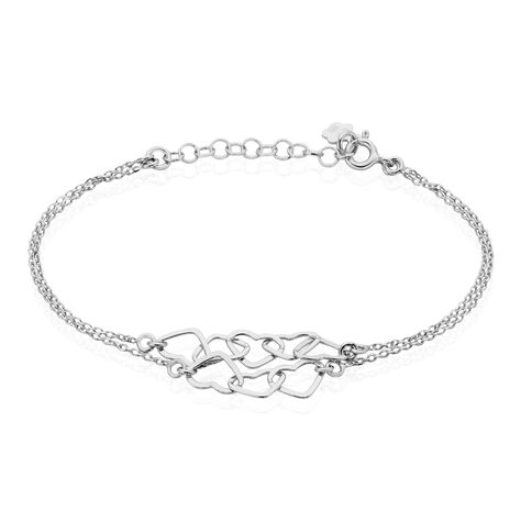 Bracelet Chiara Argent Blanc - Bracelets fantaisie Femme | Histoire d’Or