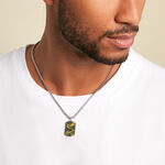 Collier Jourdan Azeneth Acier Argent&eacute; - Colliers fantaisie Homme | Histoire d&rsquo;Or