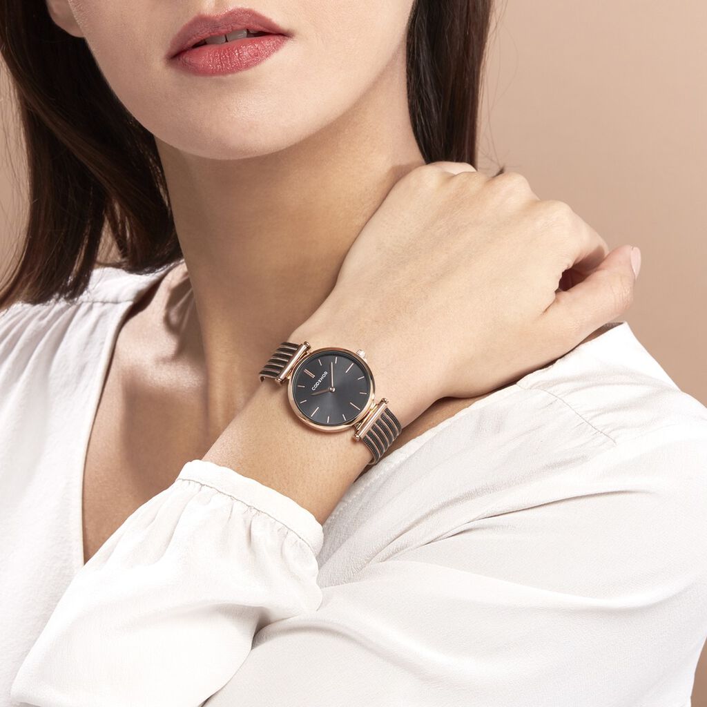 Montre Codhor Nidia Noir - Montres Femme | Histoire d’Or