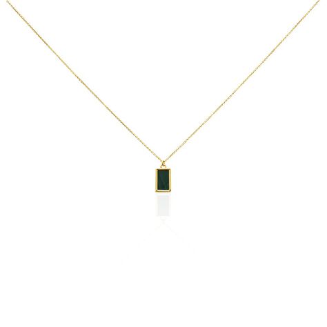 Collier Hallie Or Jaune Malachite - Colliers Femme | Histoire d’Or