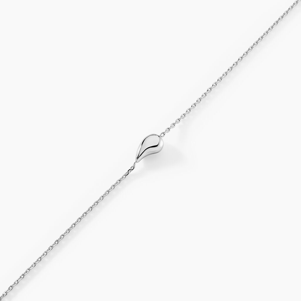 Bracelet Curve Argent Blanc - Bracelets Femme | Histoire d&rsquo;Or