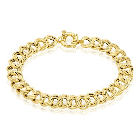 Bracelet Maille Jocky Or Jaune - Bracelets cha&icirc;ne Femme | Histoire d&rsquo;Or