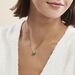 Collier Alvena Argent Blanc Rhodié Malachite Vert - Colliers fantaisie Femme | Histoire d’Or