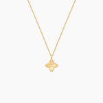 Collier Donia Argent Dor&eacute; A L'Or 750/1000 - Bijoux sans pierre Femme | Histoire d&rsquo;Or