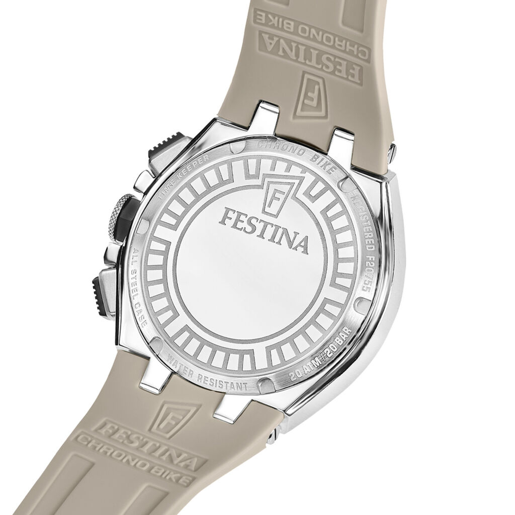 Montre Festina Chrono Bike 6 Beige - F&ecirc;te des p&egrave;res Homme | Histoire d&rsquo;Or