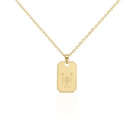 Collier Plaqué Or Quintien - Colliers Zodiaque Homme | Histoire d’Or