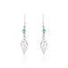 Boucles D'oreilles Pendantes Angelika Argent Blanc Pierre De Synthese - Boucles d'oreilles fantaisie Femme | Histoire d’Or