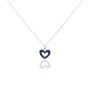 Collier Clarity Argent Blanc Lapis Lazuli