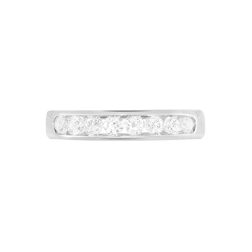 Alliance Giulia Or Blanc Diamant - Alliances Femme | Histoire d’Or