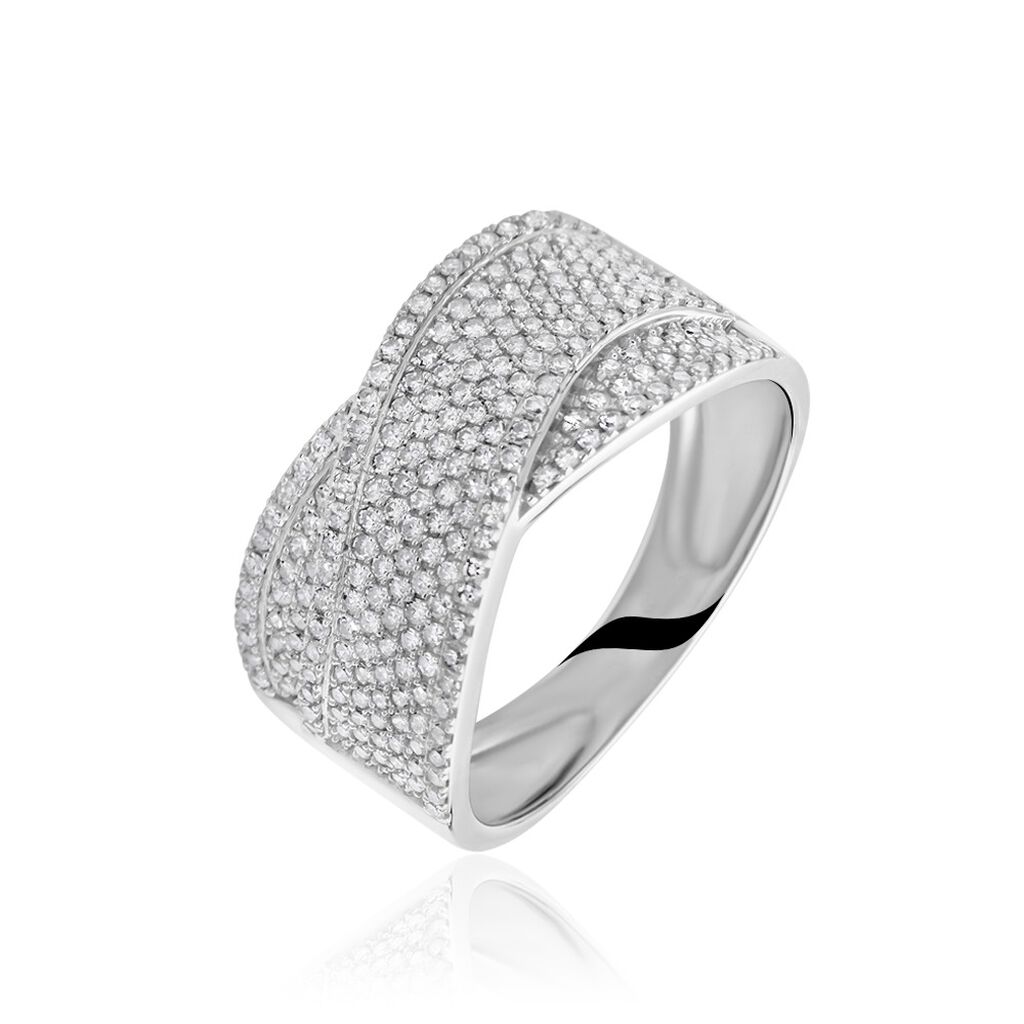 Bague Elyne Or Blanc Diamant - Soldes Femme | Histoire d’Or