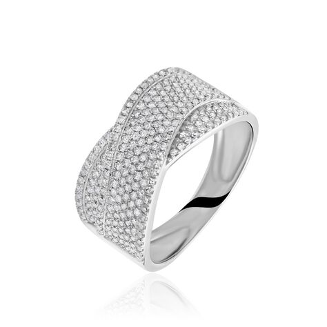 Bague Elyne Or Blanc Diamant - Soldes Femme | Histoire d’Or